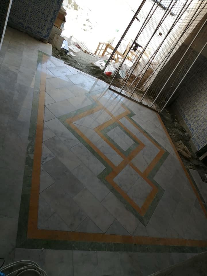 تشطيب أرضيات رخام